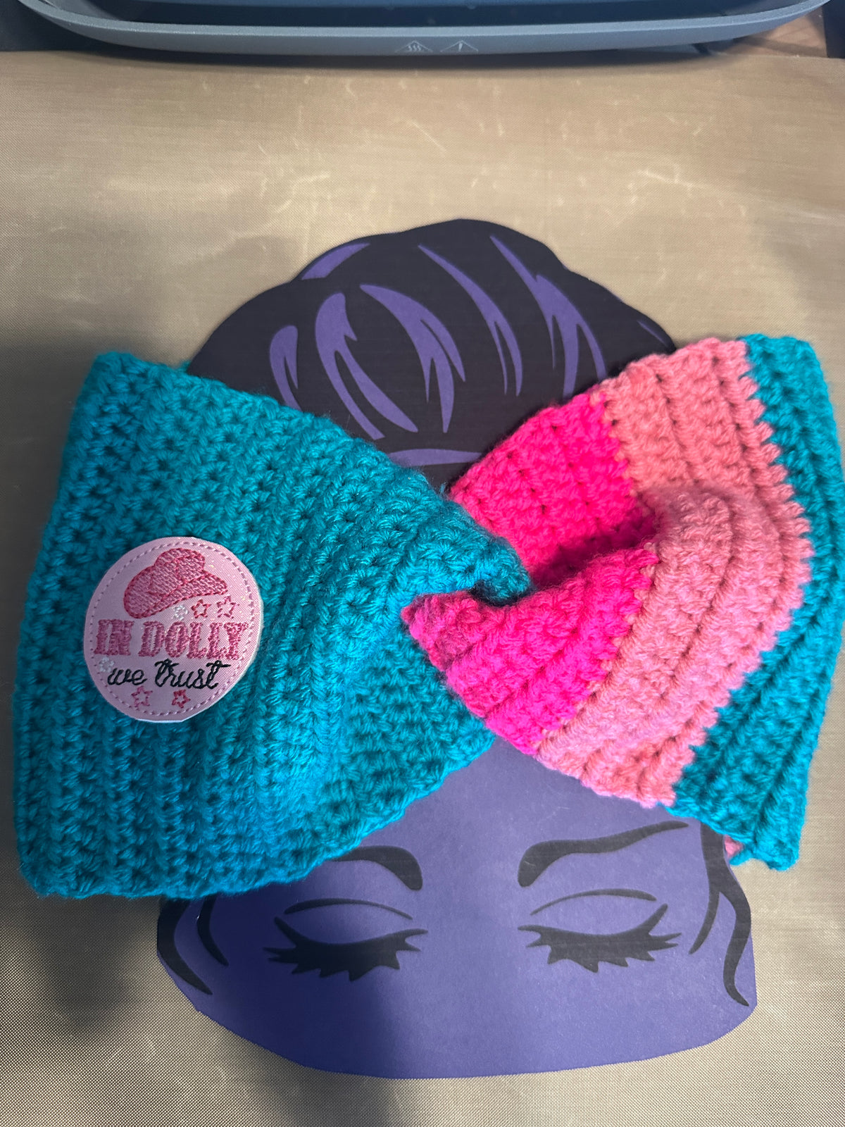 Handmade Crochet Twist Ear Warmer