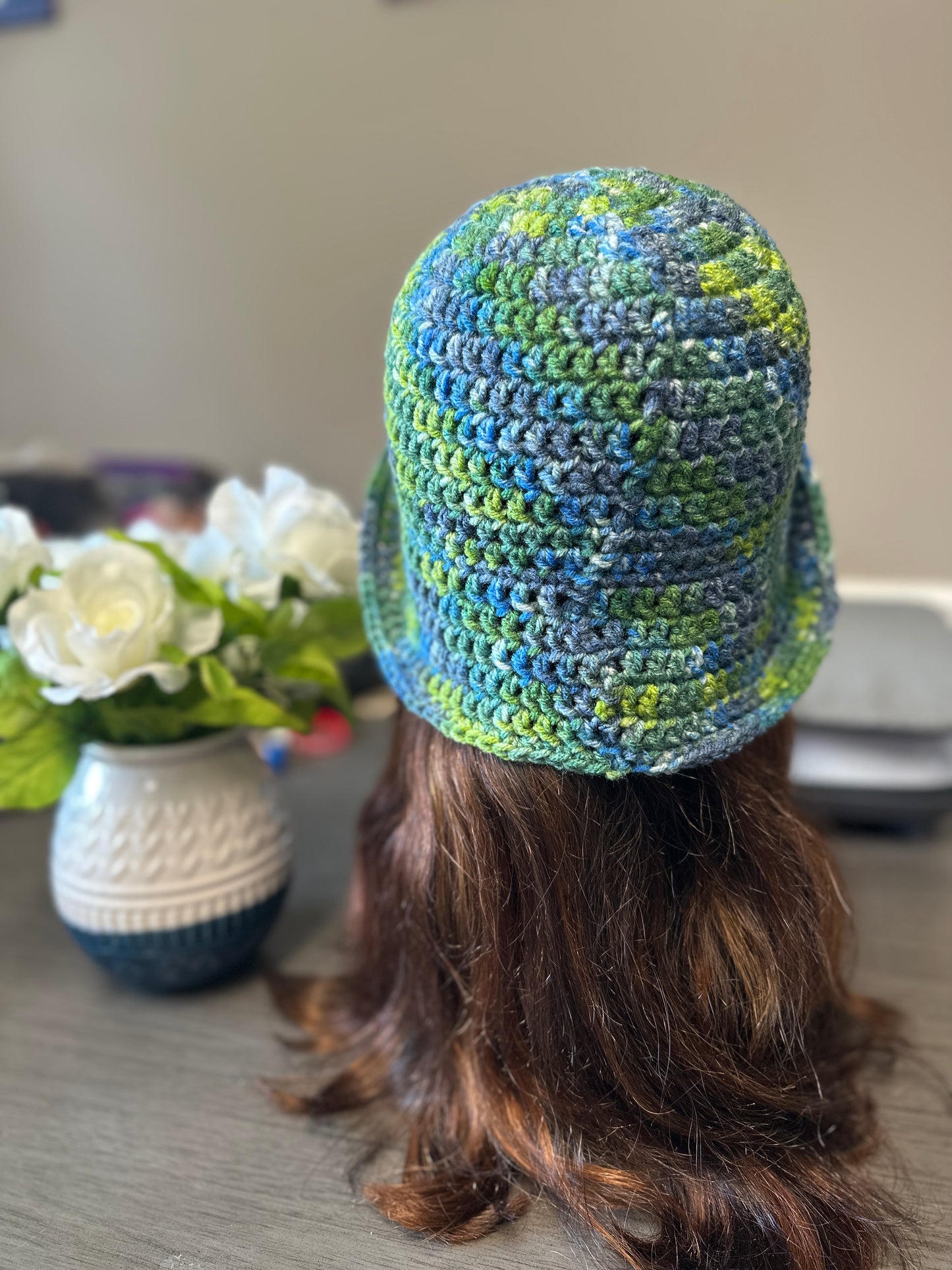 Moss & Tide Crochet Deep Bucket Hat