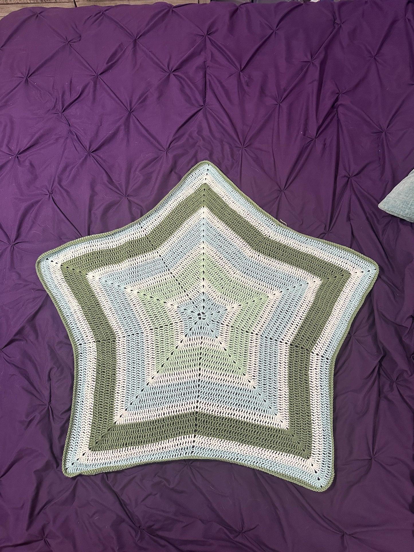 Handmade Star Baby Blanket