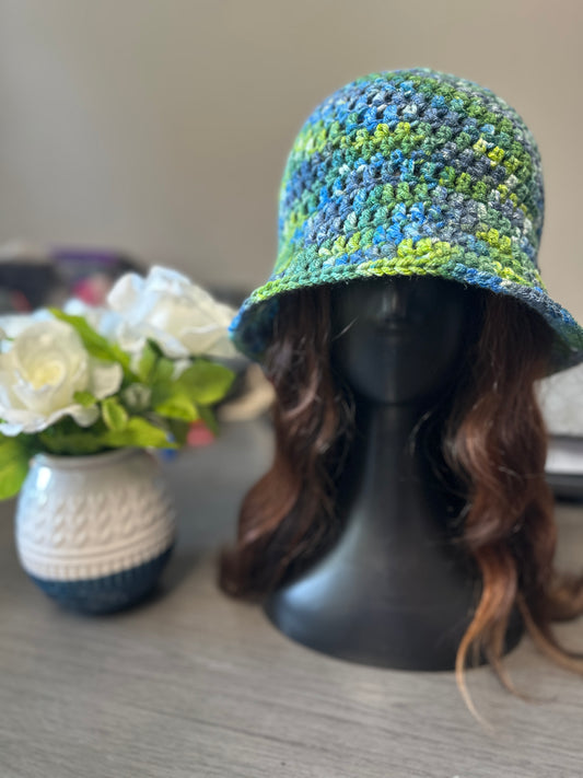 Moss & Tide Crochet Deep Bucket Hat