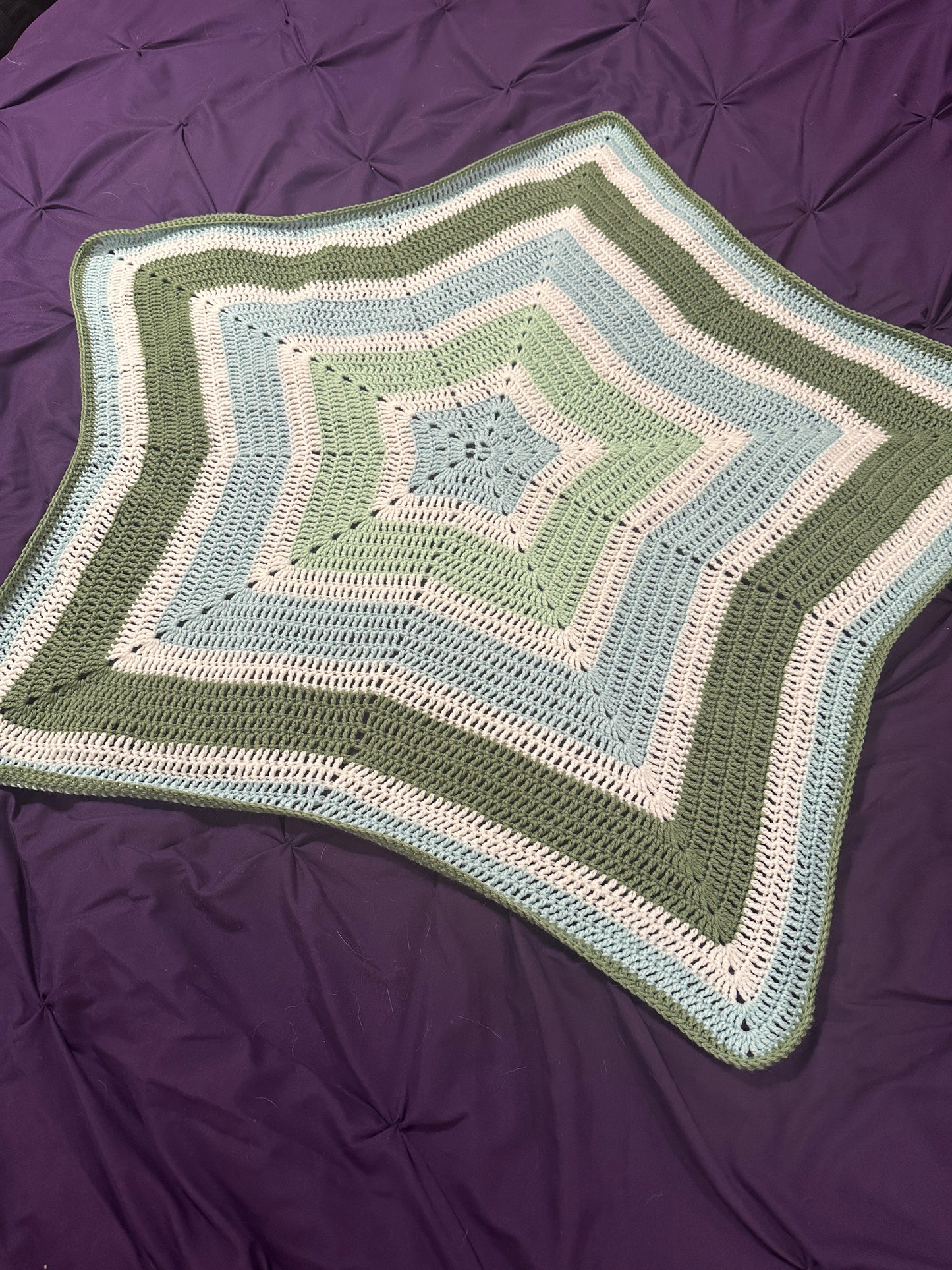 Handmade Star Baby Blanket
