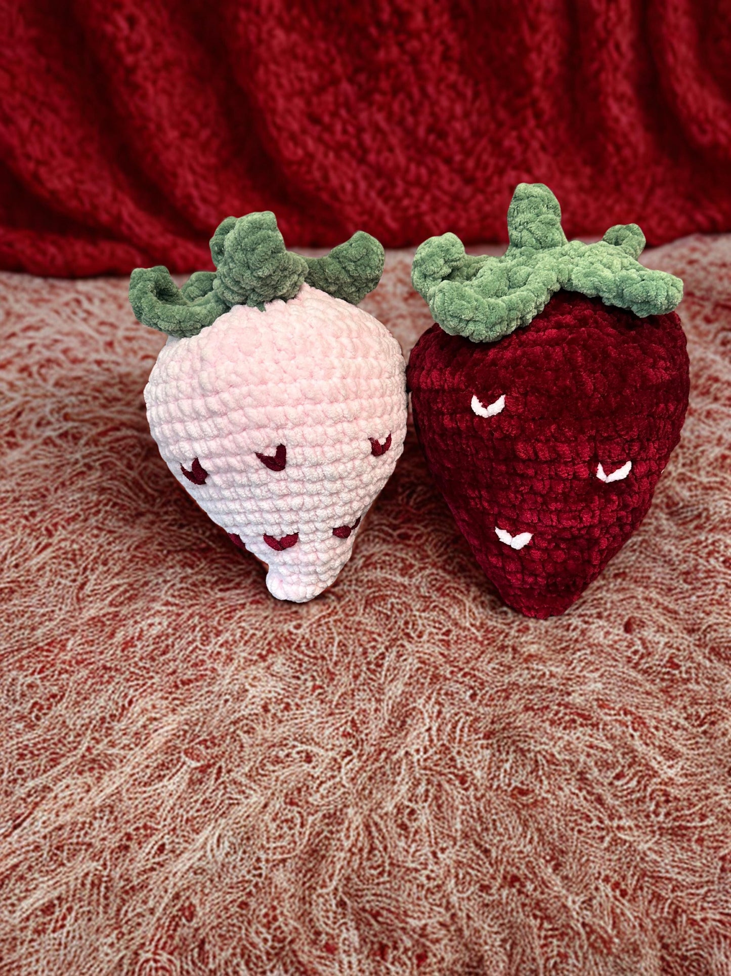 Small Strawberry Pillow